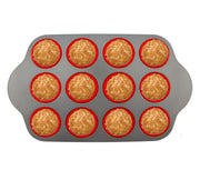 Premium Non-Stick 12-Cup Silicone Liners Muffin Pan by Boxiki Kitchen - Boxiki Kitchen